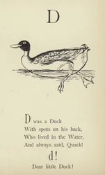 De letter D